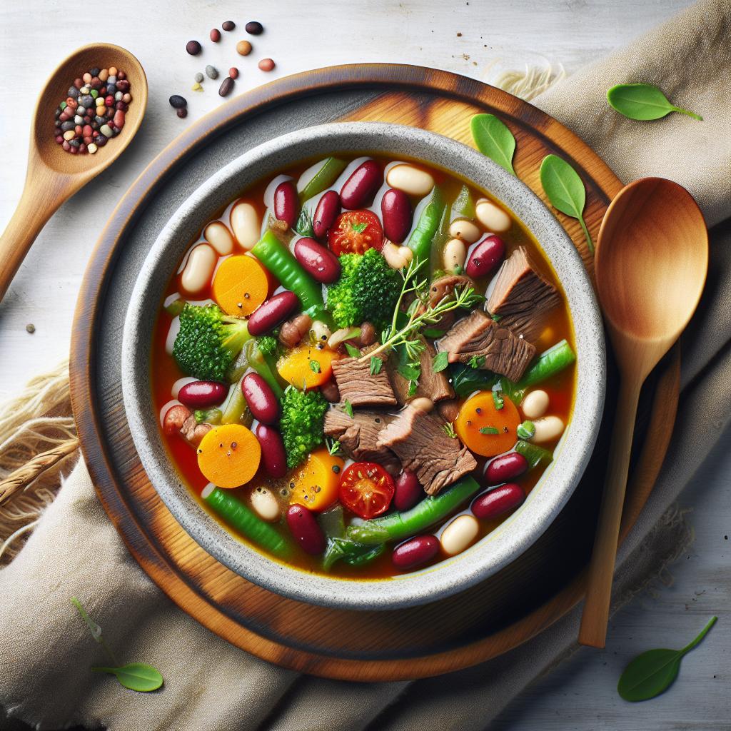 Hearty Beef and Bean Soup: A Nutritious Comfort Classic