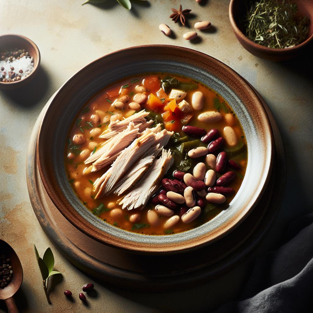 Hearty Turkey and Bean Soup: A Nutritious Comfort Bowl