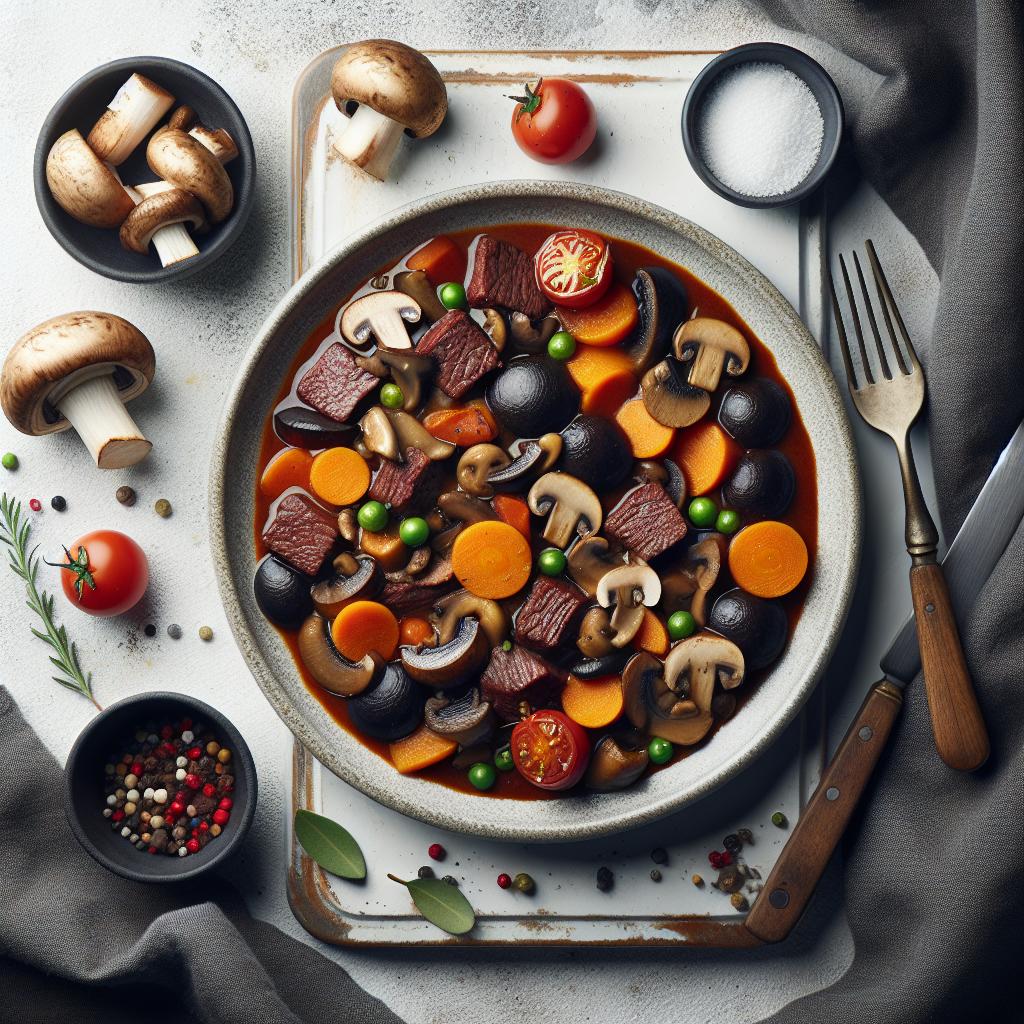 Hearty Beef and Mushroom Stew: A Savory Comfort Classic