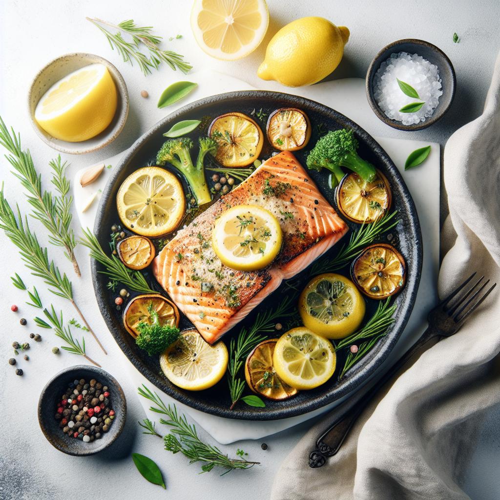 Zesty Baked Salmon with Lemon Butter: A Flavorful Delight