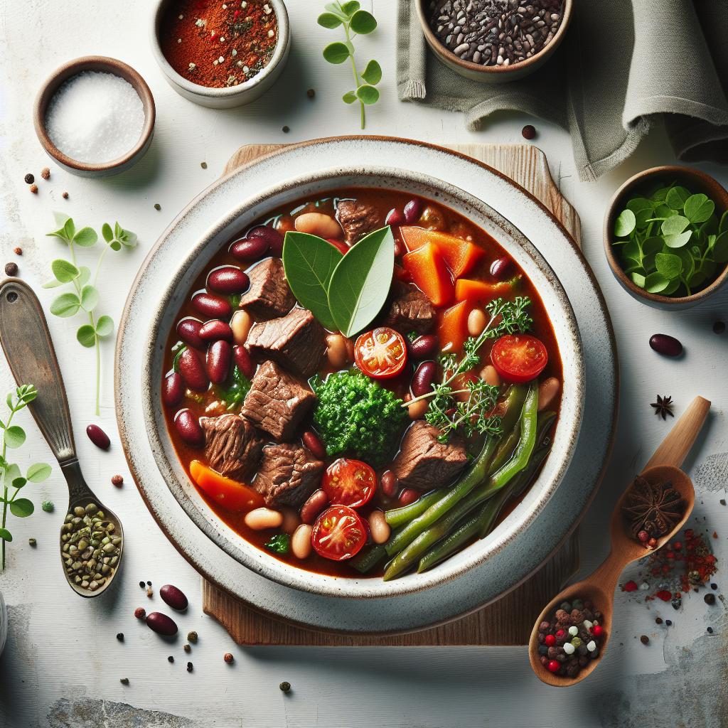 Hearty Beef and Bean Stew: Comfort in Every Spoonful