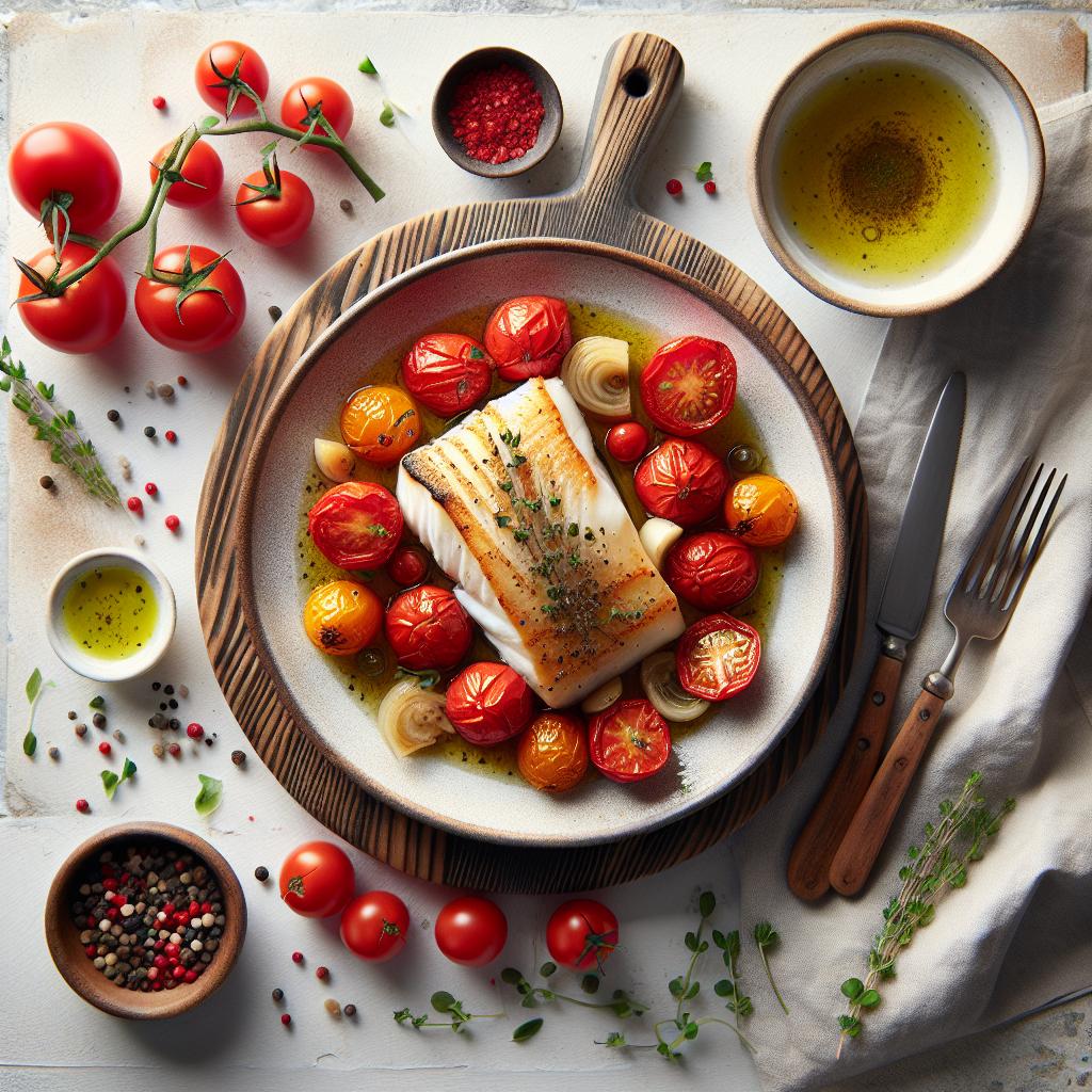 Savor the Flavors: Perfect Baked Cod with Juicy Tomatoes