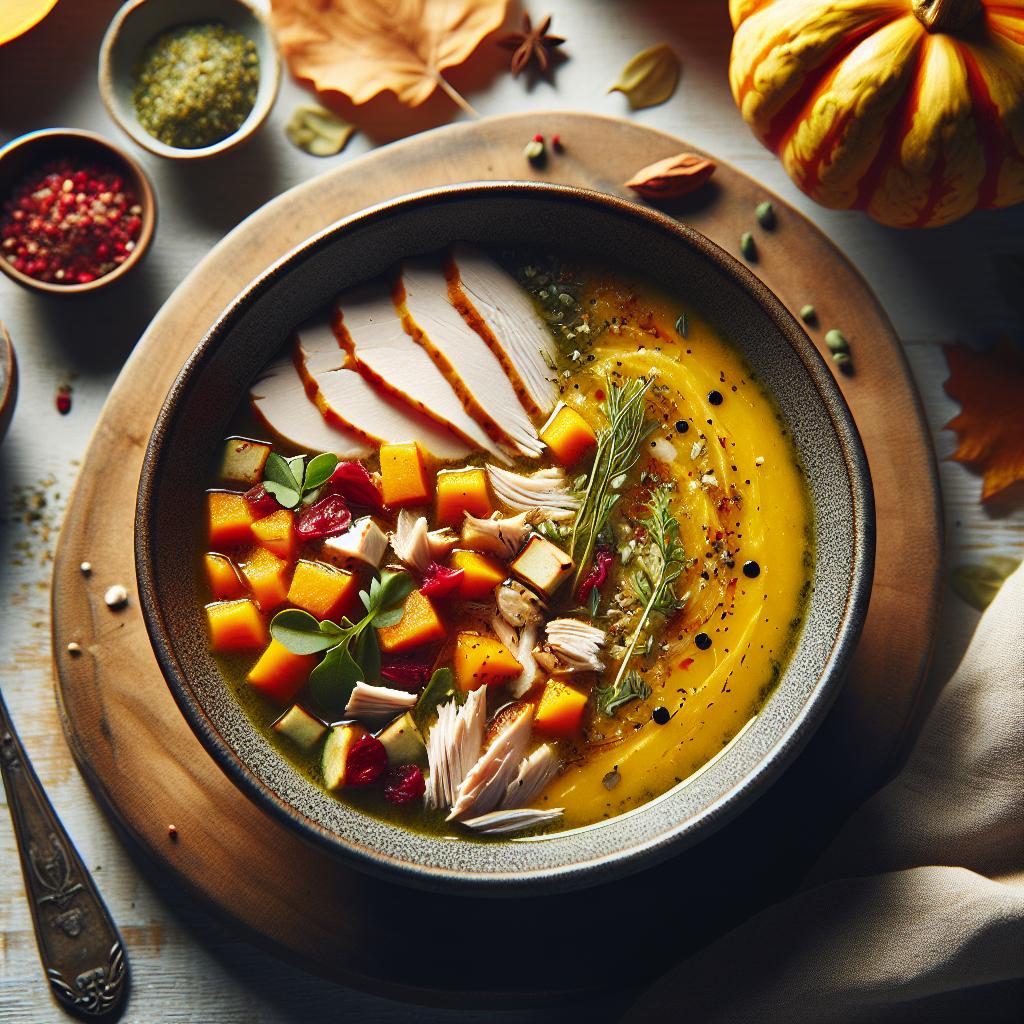 Savoring Turkey and Squash Soup: A Cozy Seasonal Delight
