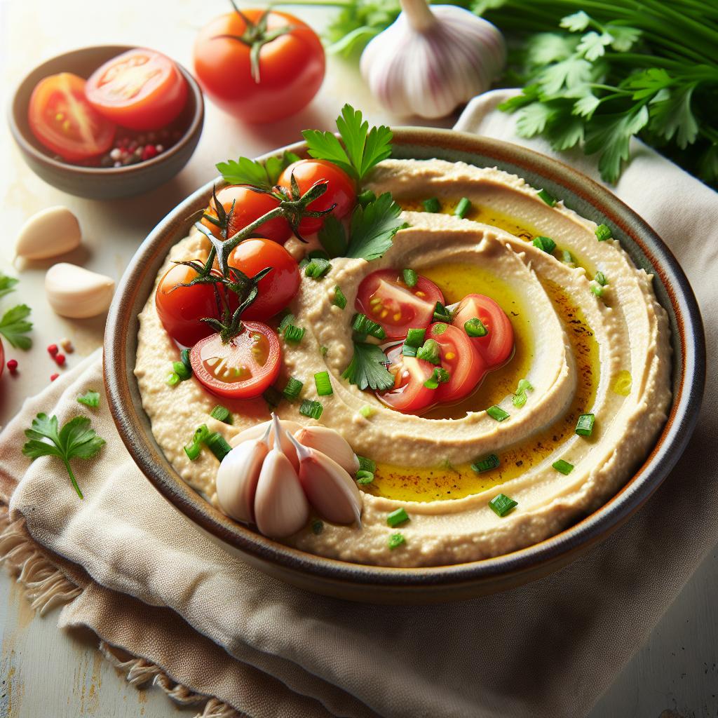 Unlock Flavor: How to Make Creamy Roasted Garlic Hummus Dip