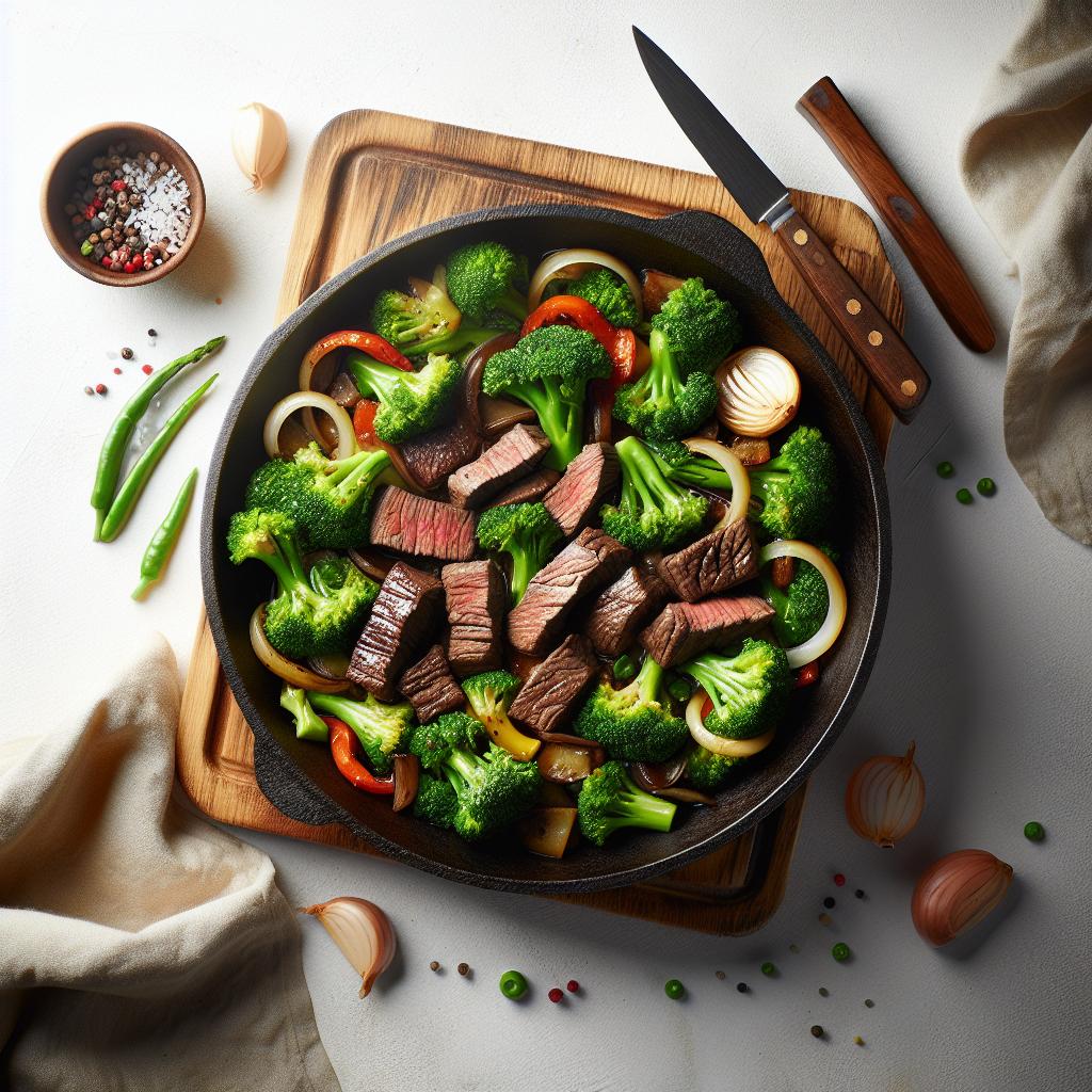 Sizzling Beef and Broccoli Skillet: A Quick Flavor Boost
