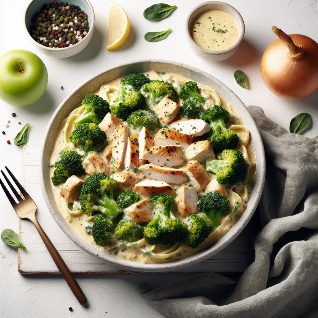 Creamy Chicken Alfredo with Broccoli: A Nutritious Twist