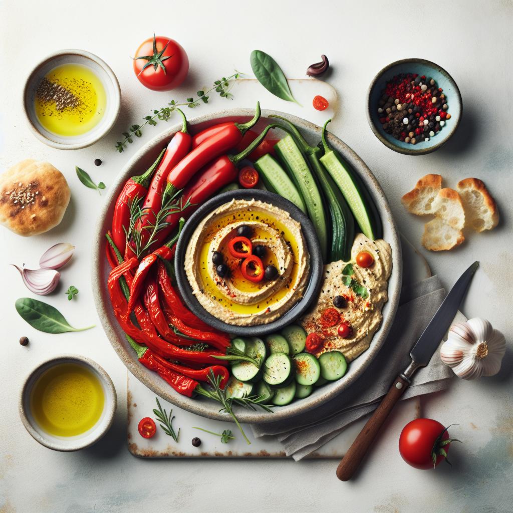 Discover the Bold Flavor of Homemade Roasted Red Pepper Hummus