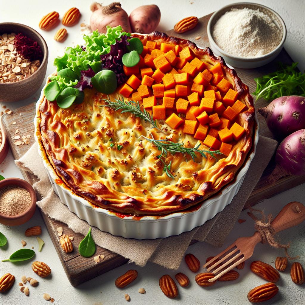Hearty Turkey Shepherd's Pie with Nutty Sweet Potato Topping