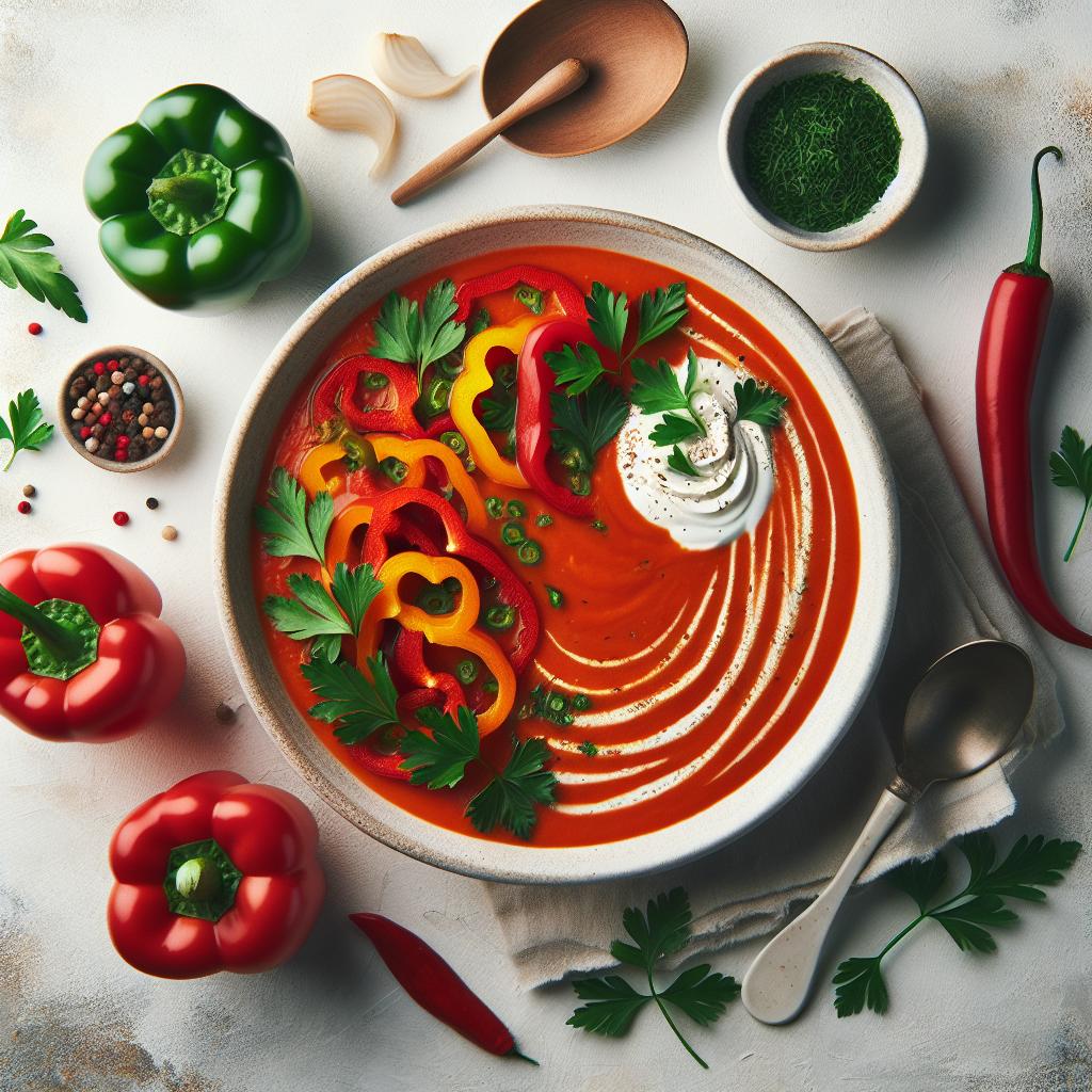 Savor the Rich Flavors of Homemade Roasted Pepper Soup