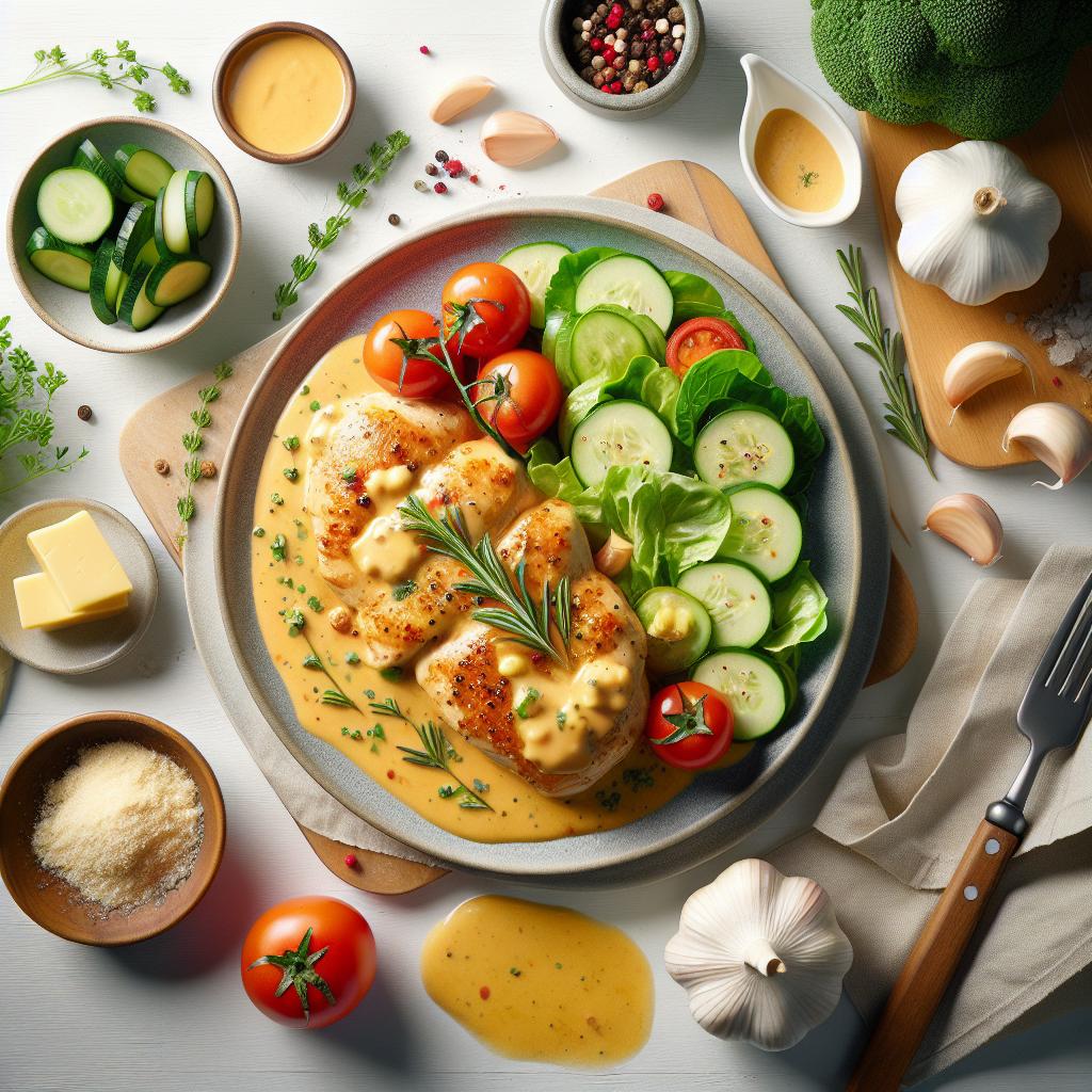 Indulge in Creamy Garlic Butter Chicken: A Flavorful Delight