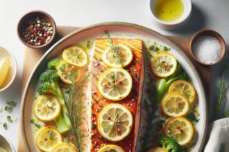 Zesty Baked Salmon with Lemon Butter: A Flavorful Delight