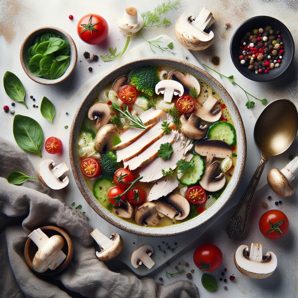 Savoring Comfort: The Magic of Turkey and Mushroom Soup
