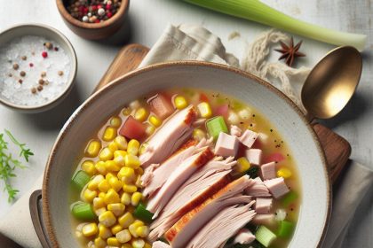 Savoring Tradition: The Rich Delight of Turkey and Corn Soup