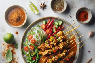 Savor the Flavor: Chicken Satay with Spicy Peanut Sauce