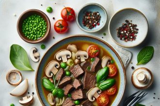 Hearty Beef and Mushroom Soup: A Savory Comfort Classic