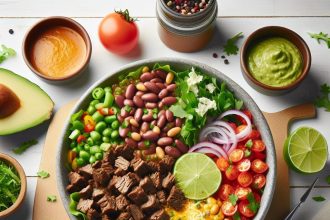 Flavor-Packed Beef and Bean Burrito Bowls: A Fresh Twist