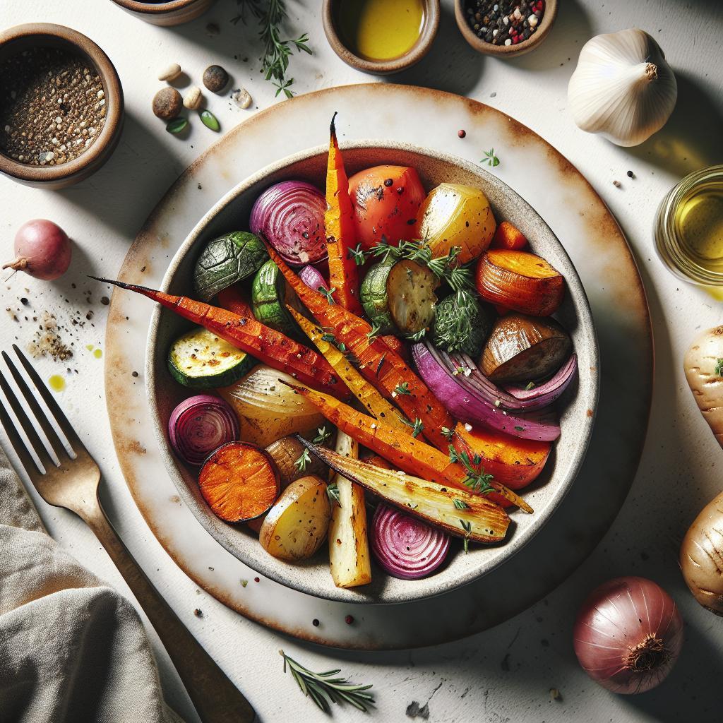 Energize Your Day with a Vibrant Roasted Root Veggie Bowl