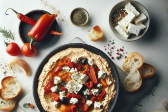 Bold & Creamy Roasted Pepper and Feta Dip Recipe Revealed