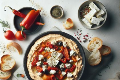 Bold & Creamy Roasted Pepper and Feta Dip Recipe Revealed