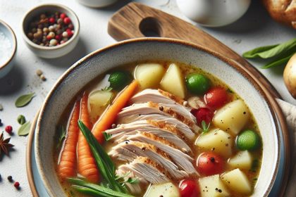Cozy Comfort: The Delightful Blend of Turkey and Potato Soup