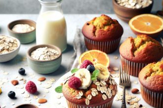 Wholesome Banana Oat Muffins: A Nutritious Treat Recipe