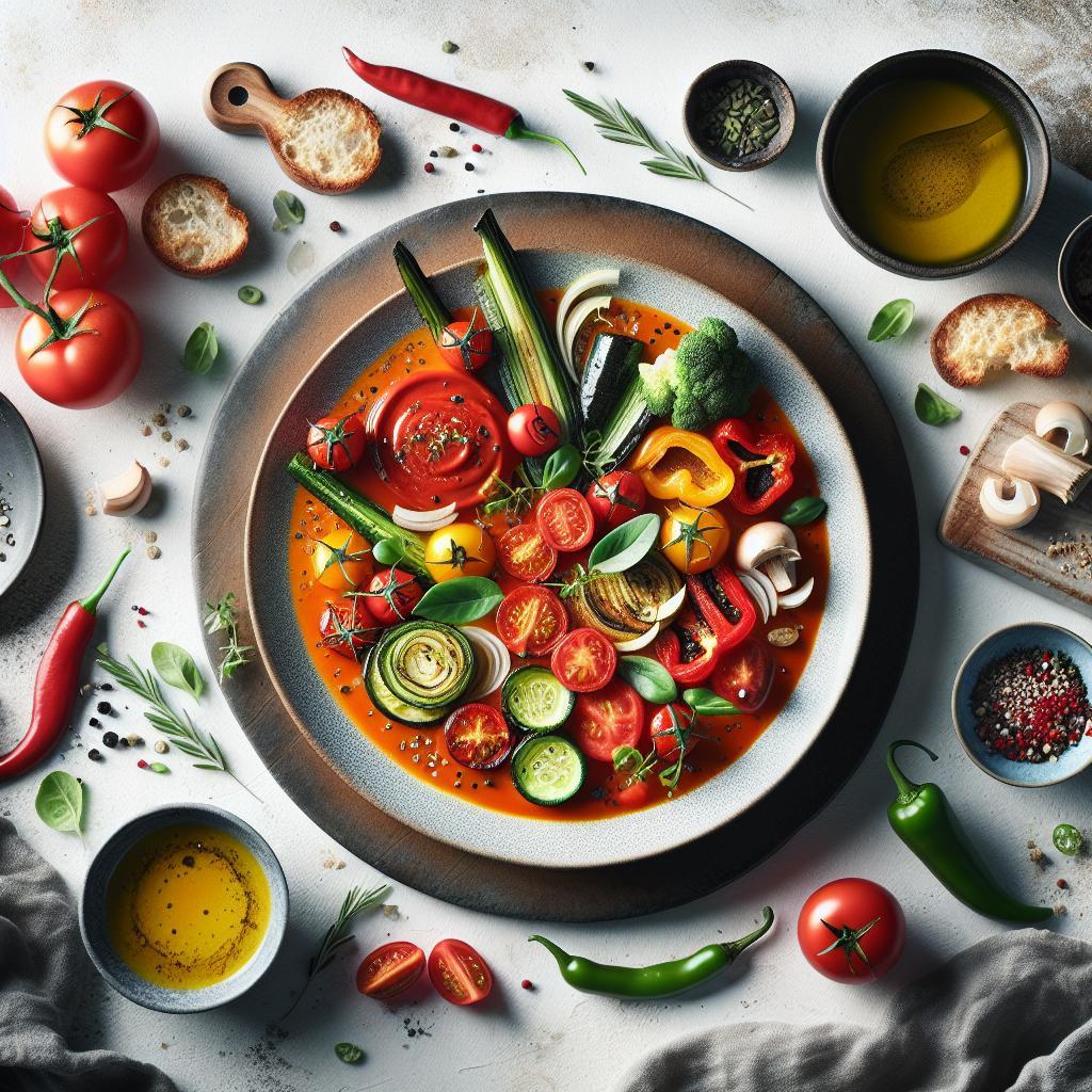 Savor the Flavor: Roasted Tomato & Red Pepper Soup Delight