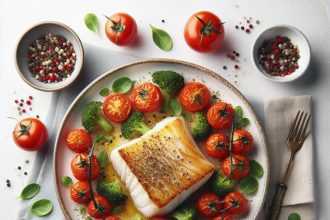 Savor the Flavors: Perfect Baked Cod with Juicy Tomatoes