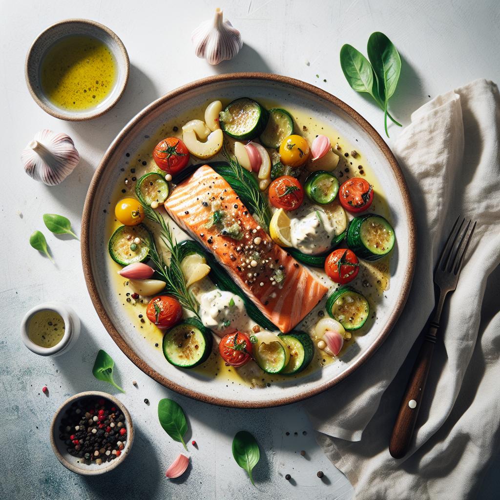 Savory Delight: How to Make Creamy Garlic Butter Salmon